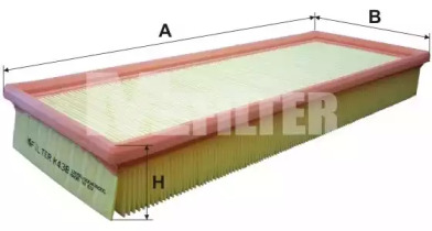 Фильтр MFILTER K 438